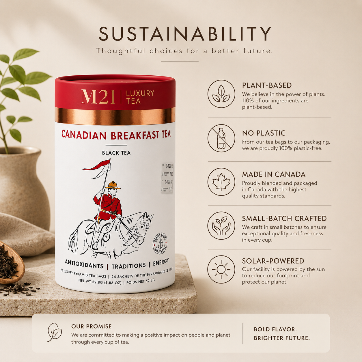 Canadian Breakfast Luxury Black Tea | Canadian: Large