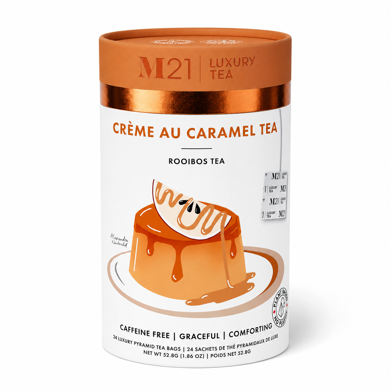 Crème Au Caramel Luxury Herbal Tea | Canadian | 24ct