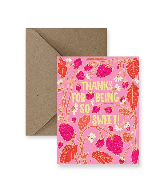 Sweet Like Strawberries Card