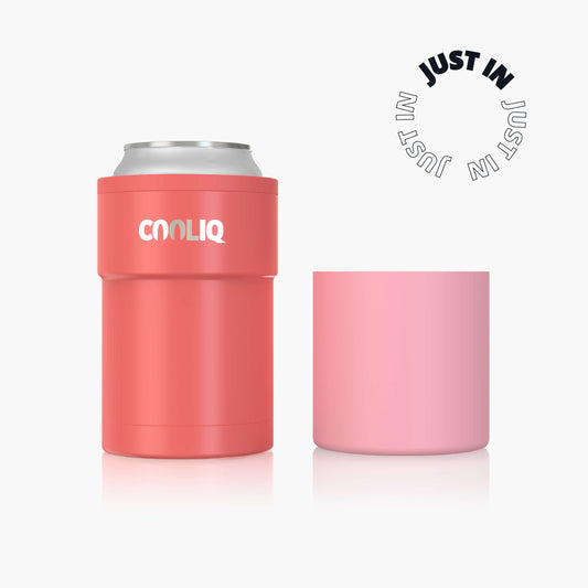 BevChiller Shorty (12oz Can Cooler): Coral Pink