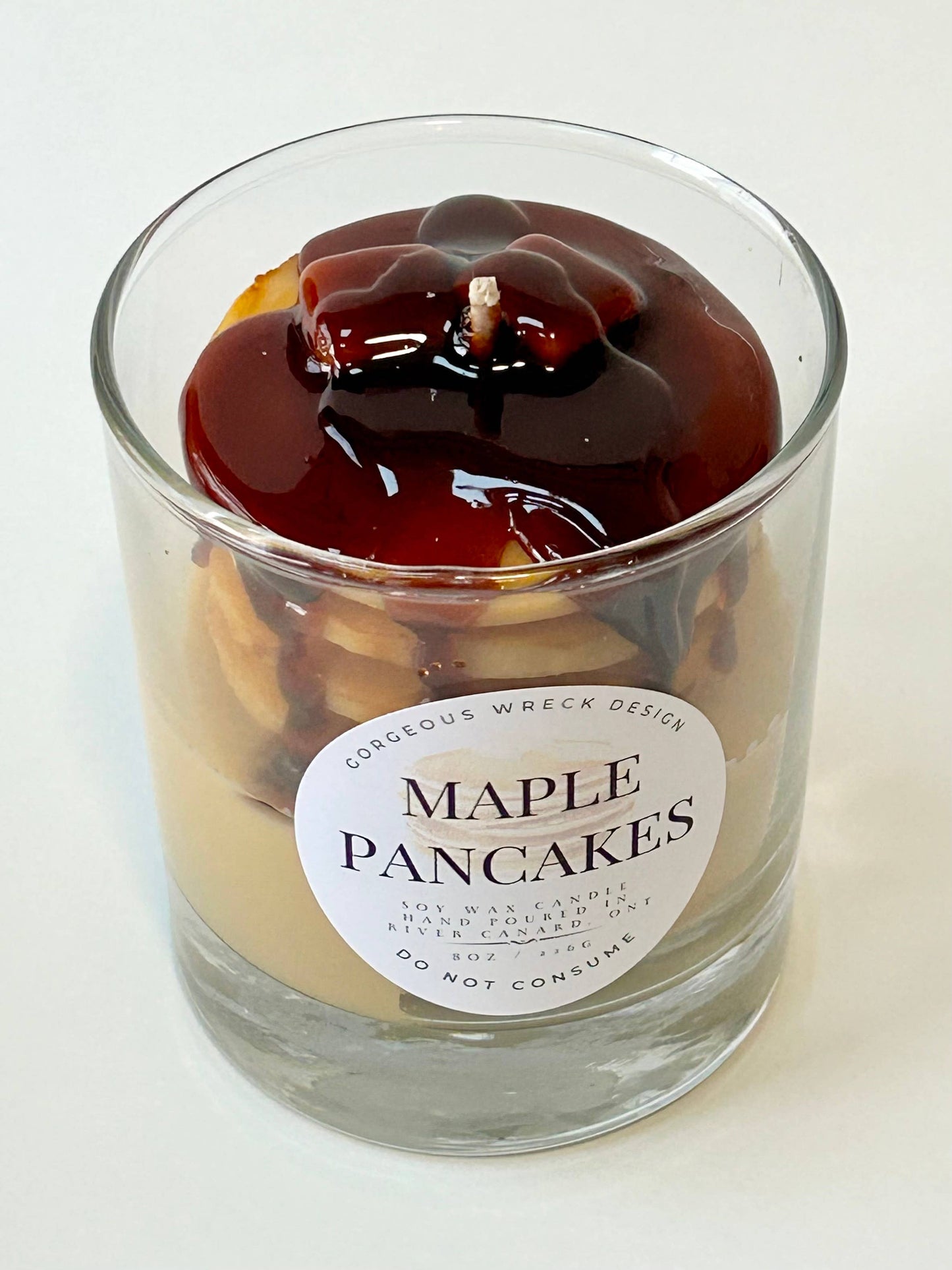 Maple Pancake Dessert Candle