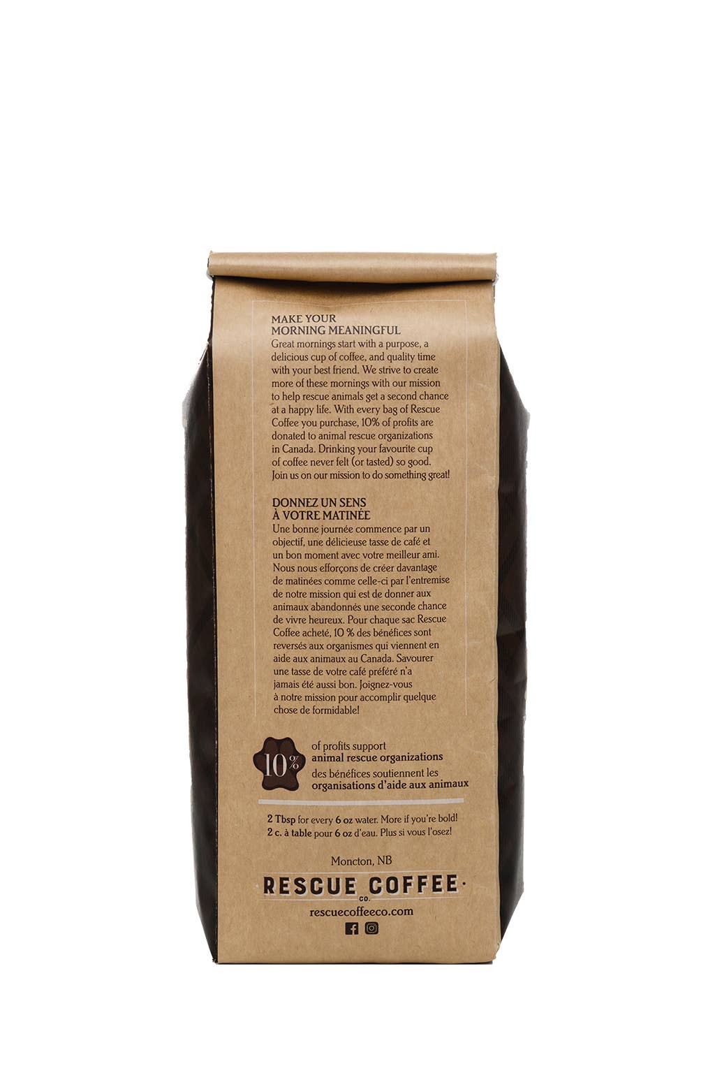 Wake & Wag | Light Roast | 1lb Bag | Organic Coffee: Whole bean