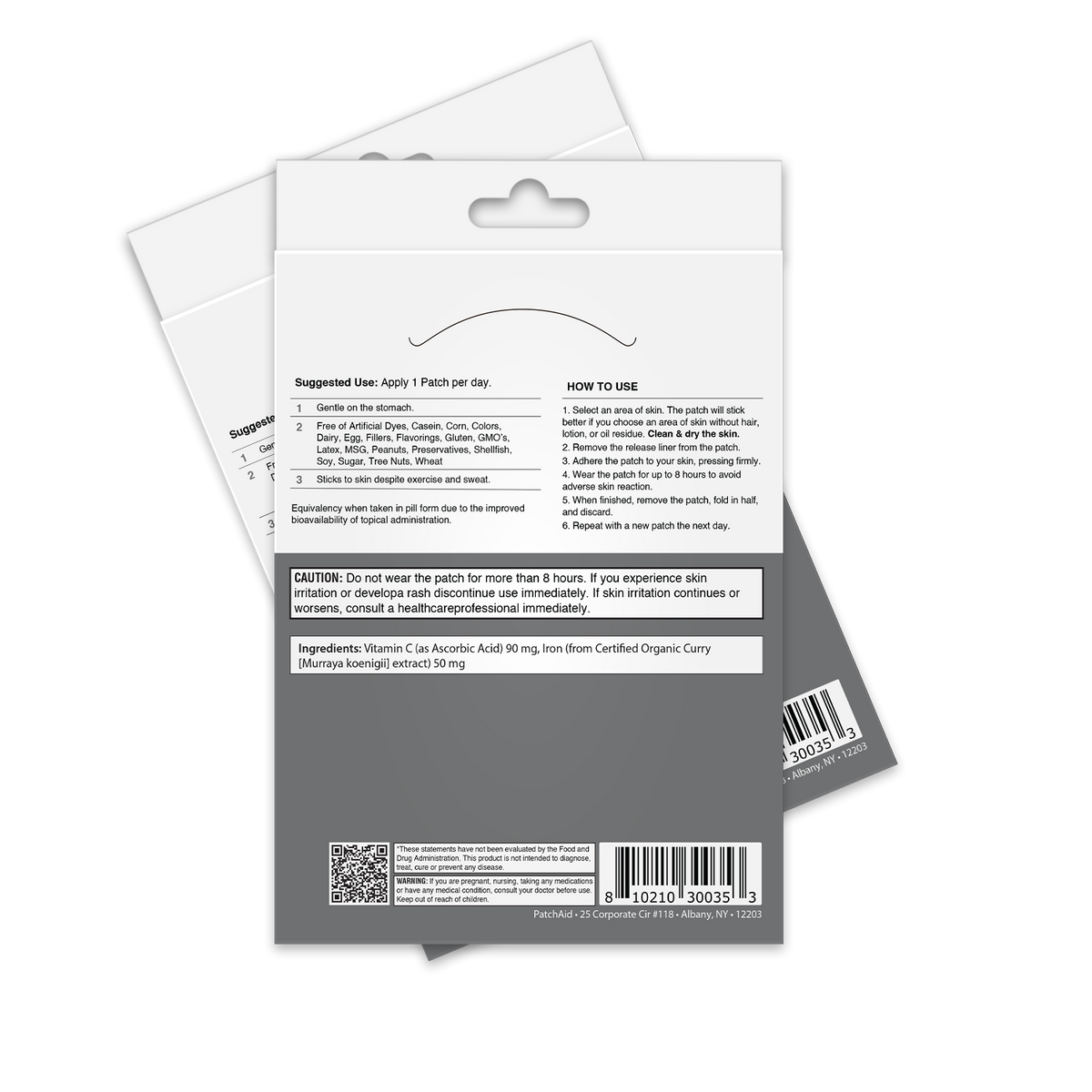 Simply Iron Patch - Gentle & Effective Iron Supplement: 1-Pack