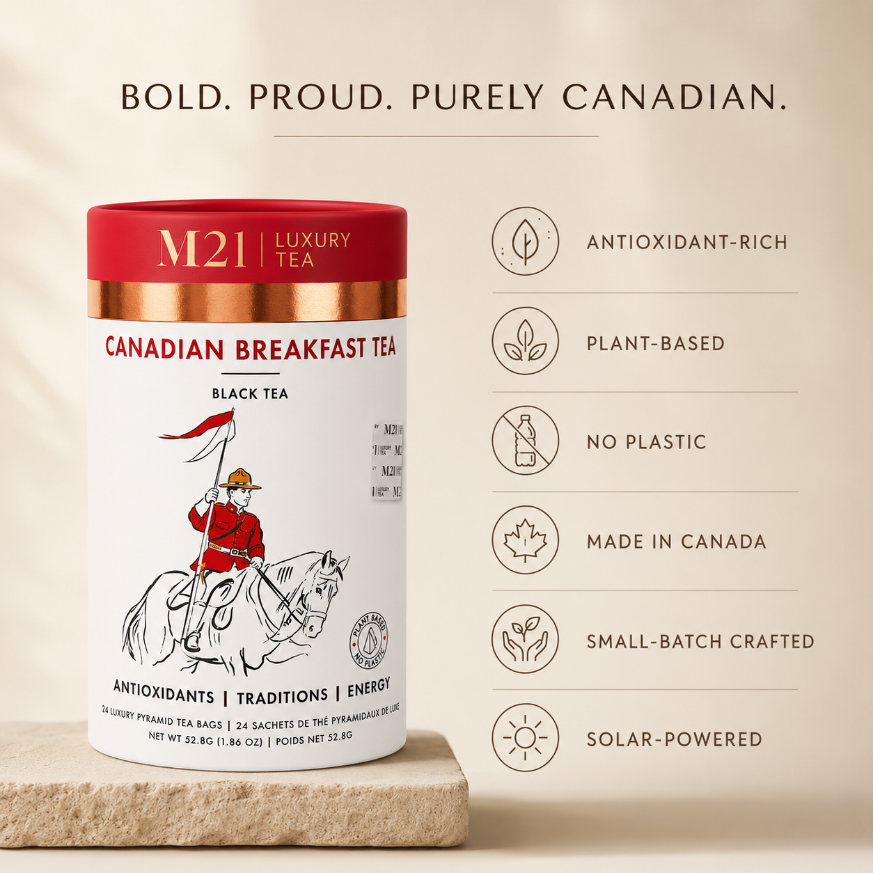Canadian Breakfast Luxury Black Tea | Canadian: Large