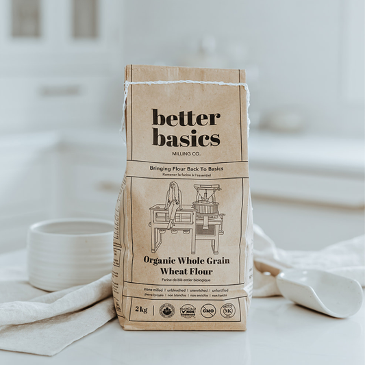 Organic Whole Grain Wheat Flour: 2kg