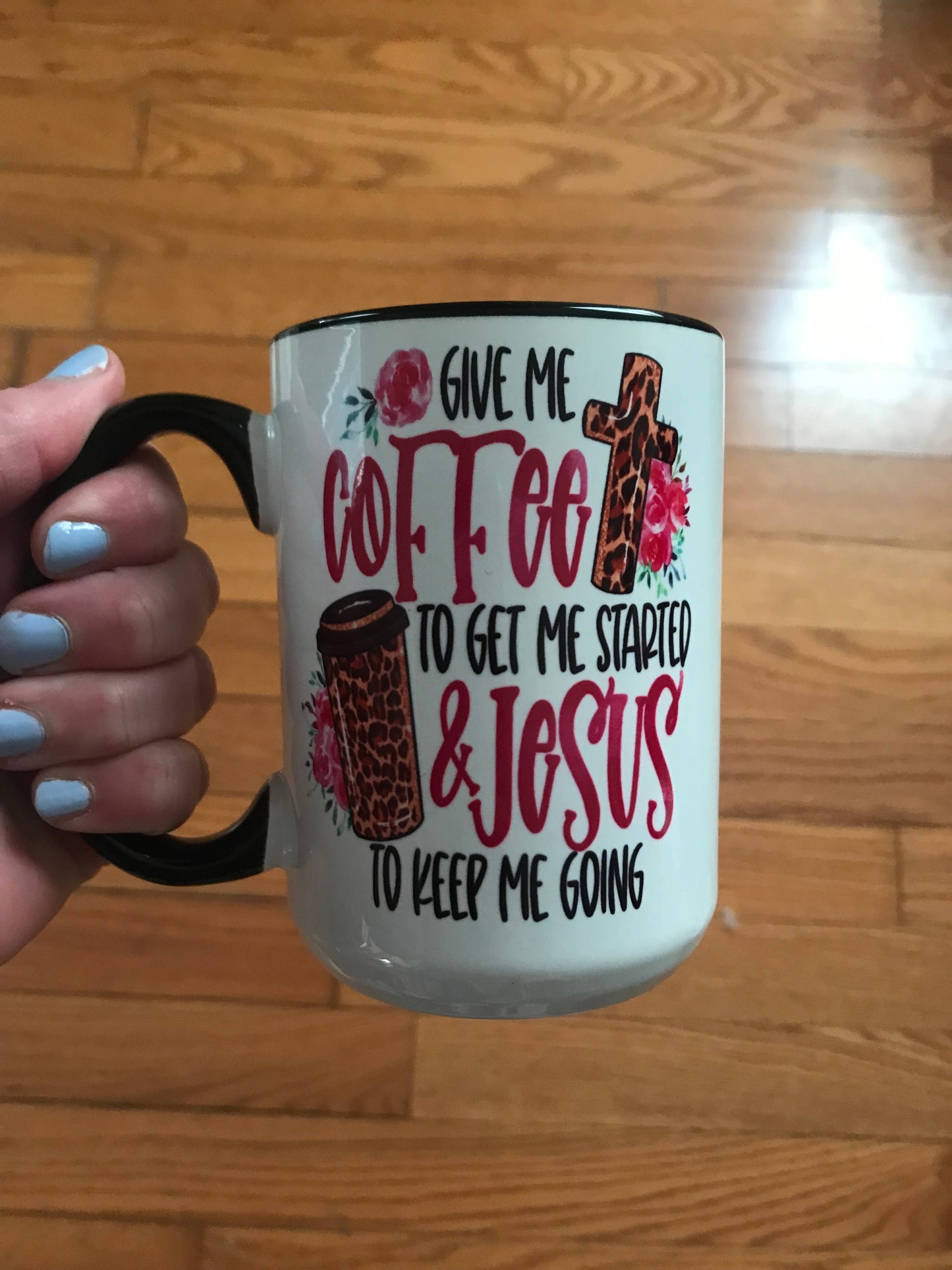 Bring Me Coffee And Jesus Ceramic Mug - Faith, Christian