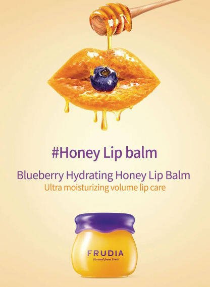 FRUIDA Hydrating Honey Lip Balm: Blueberry Hydrating