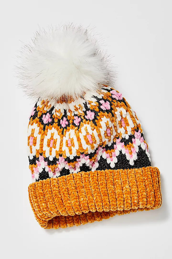 Chalet Fairisle Pom Beanie