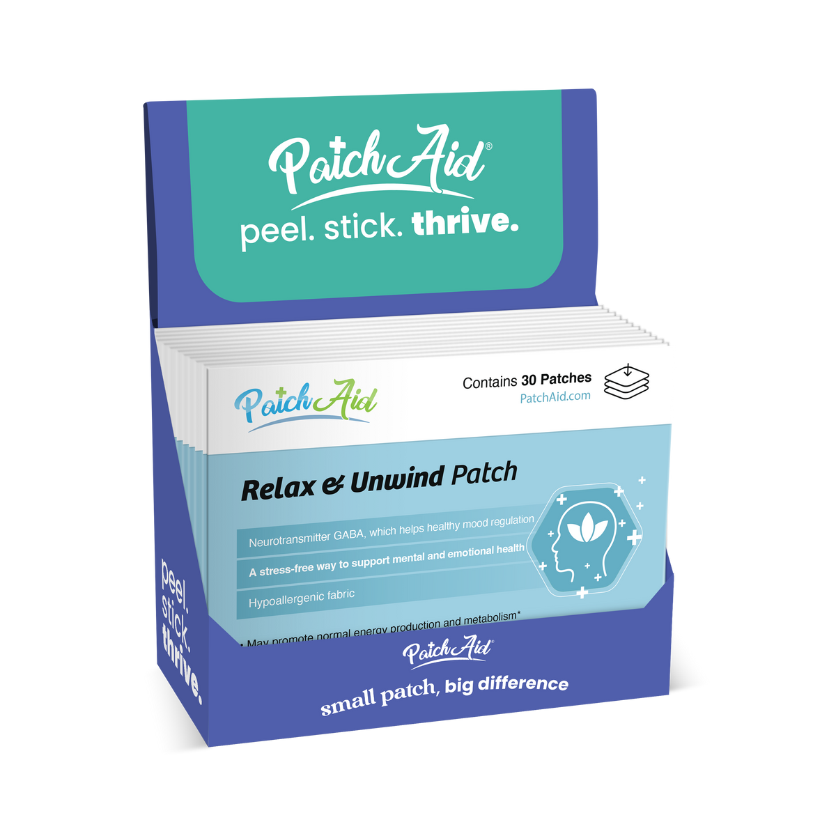 Relax & Unwind Patch - Stress Relief & Relaxation Support: 1-Pack