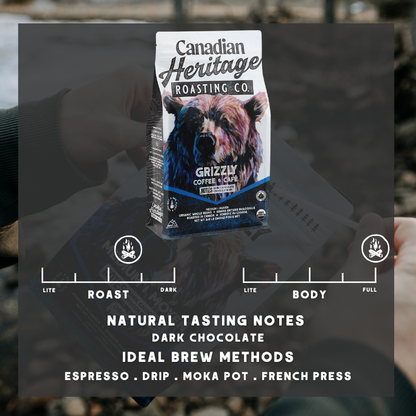Grizzly - Organic Coffee (MED): 340g