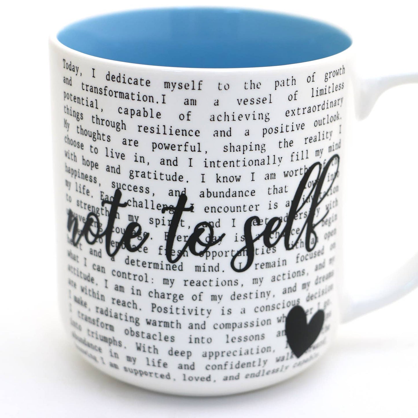 Note To Self, Positive Affirmations, Self care self love mug