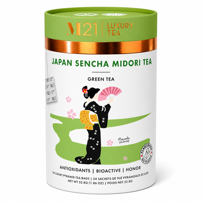 Sencha Midori Luxury Green Tea | Canadian | 24ct