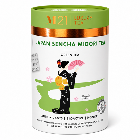 Sencha Midori Luxury Green Tea | Canadian | 24ct