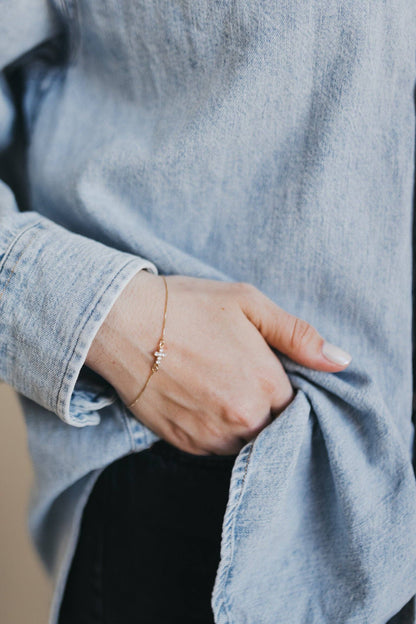 Dainty Cross Bracelet