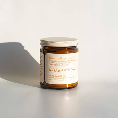 Sunlit Peach + Mango | Canadian Beeswax Candle