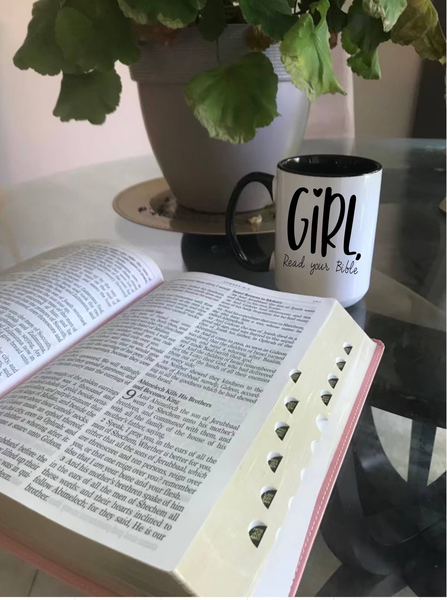 Girl, Read Your Bible Ceramic Mug - Faith, Christian