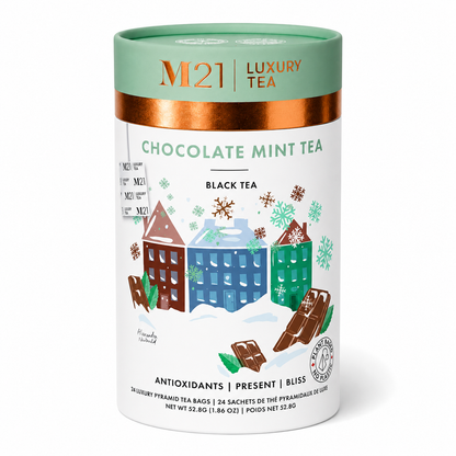 Chocolate Mint Luxury Black Tea | Canadian | 24 Tea Bags