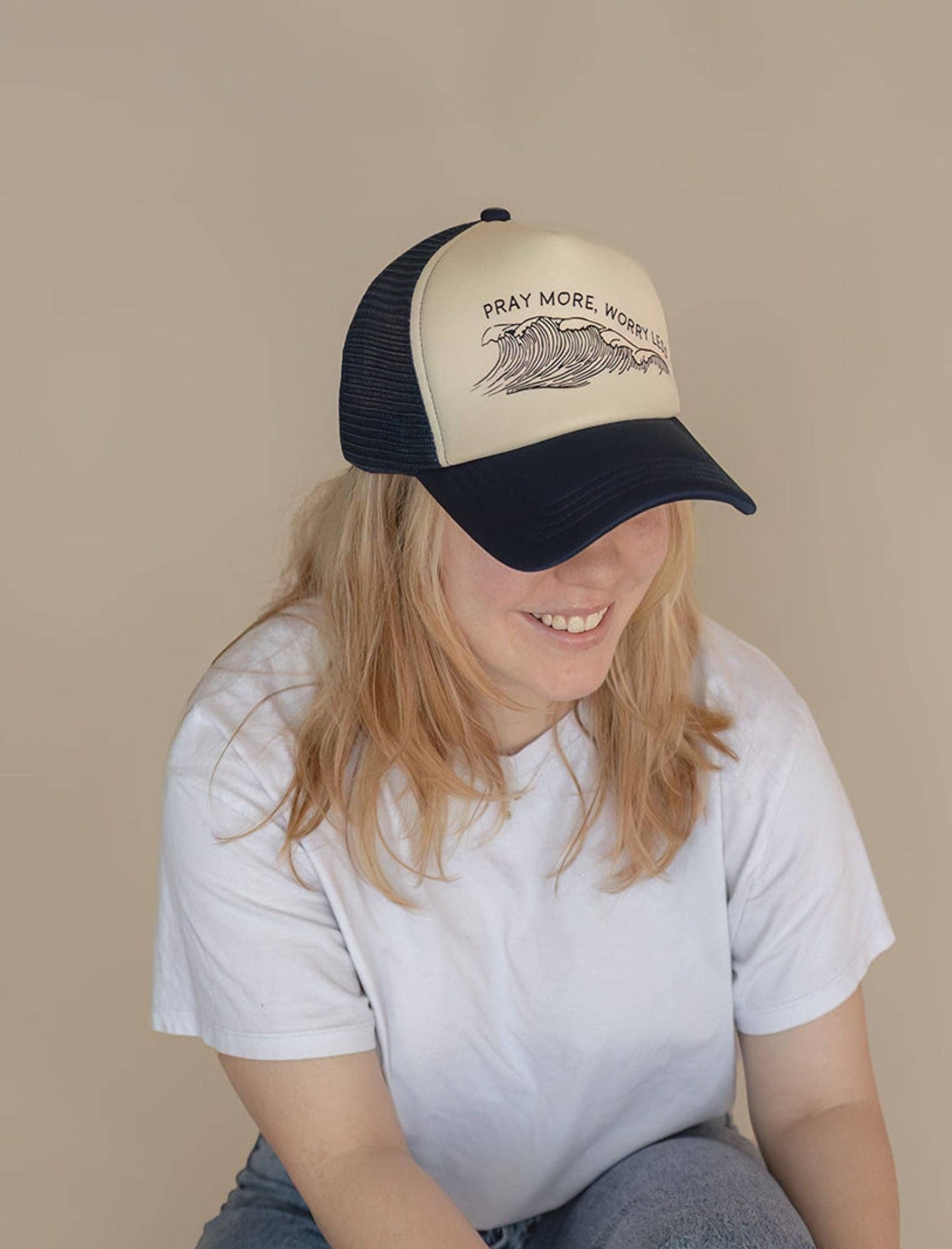 Hat: Pray More Worry Less