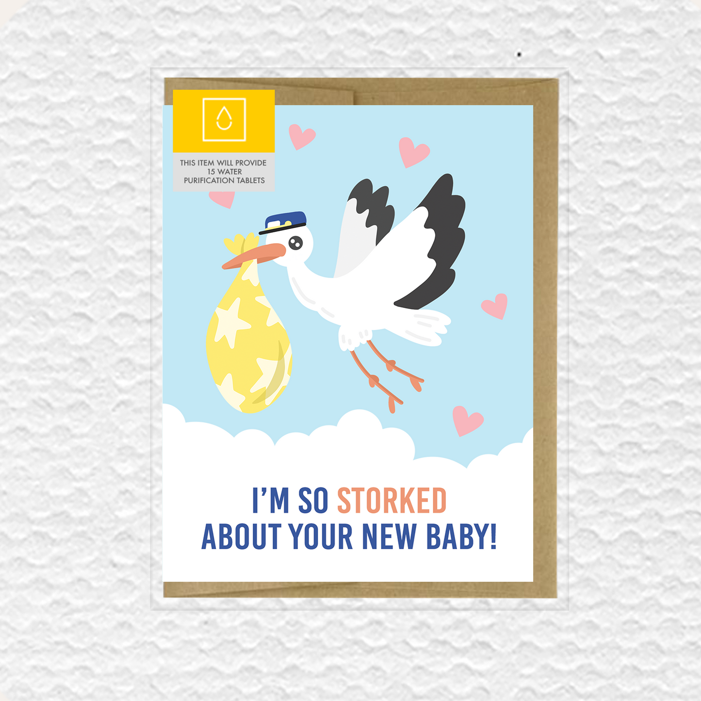 So Storked Baby Card