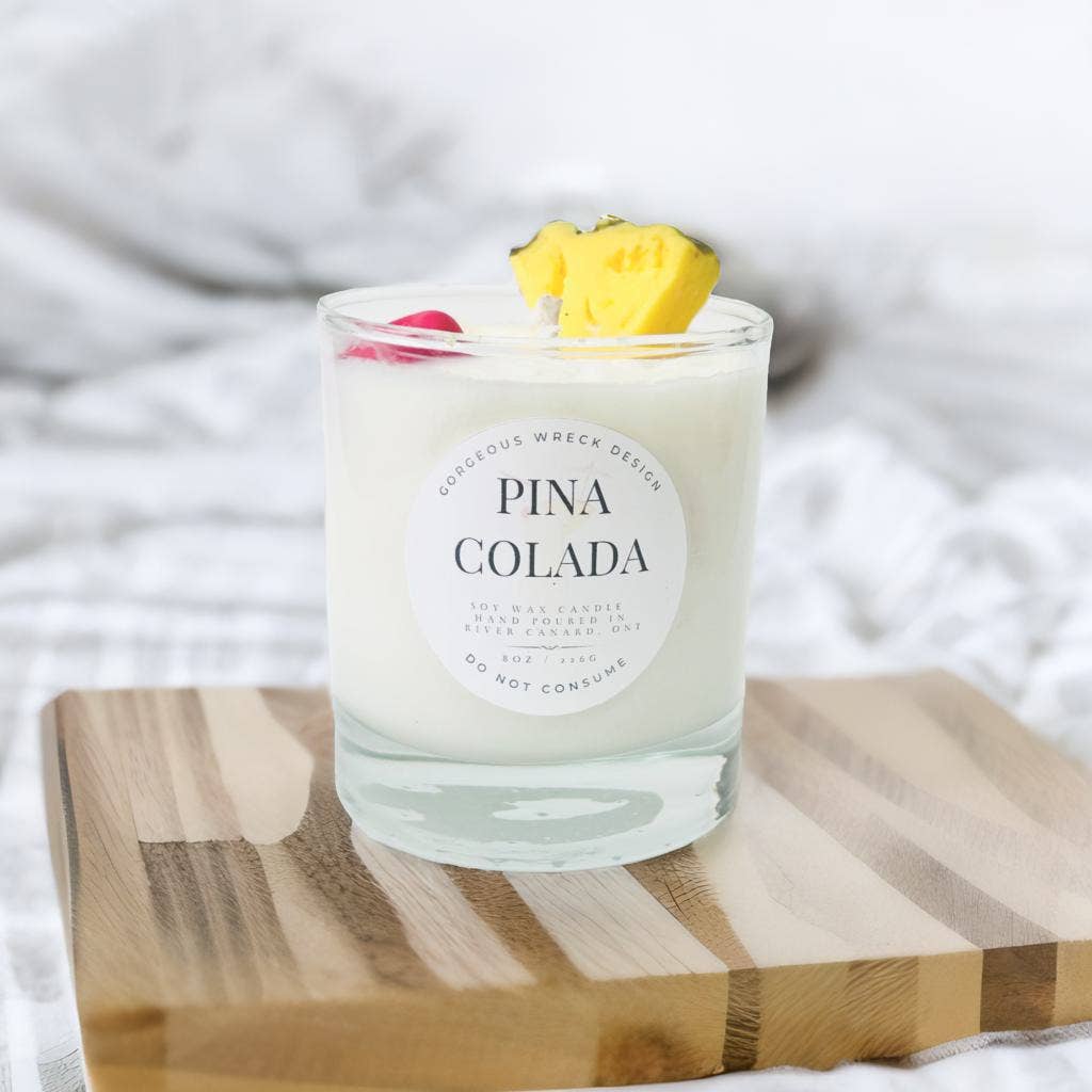 Pina Colada Dessert Candle .