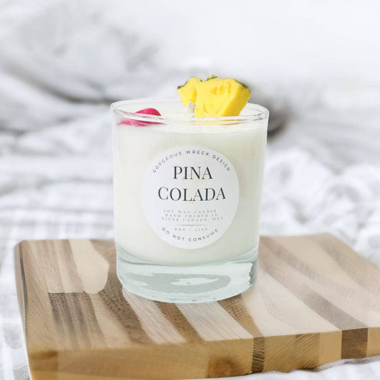 Pina Colada Dessert Candle .