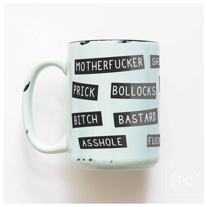 Sweary insults | ceramic mug: Orange