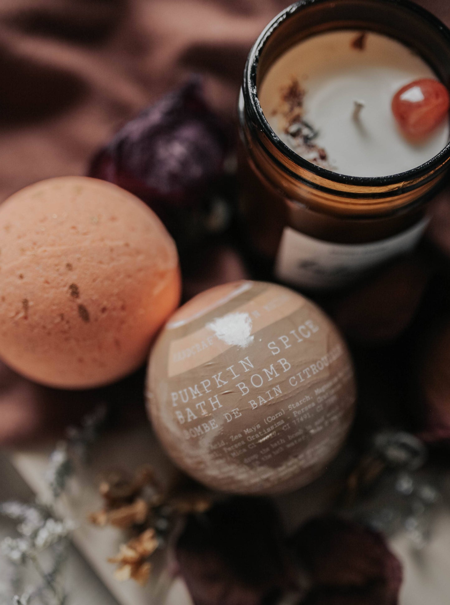 Pumpkin Spice Bath Bomb - Fall Collection - Canadian Made
