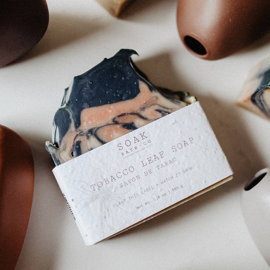 Tobacco Leaf Soap Bar - #2 Bestseller - Canadian Handmade