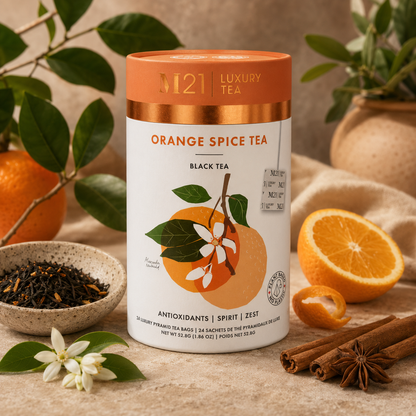 Orange Spice Luxury Black Tea | Canadian | 24ct