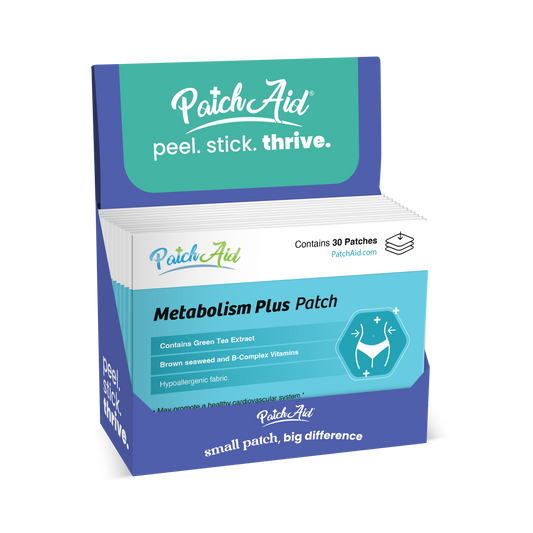 Metabolism Plus Patch - Energy & Metabolic Health Support: 12-Pack with Display Case