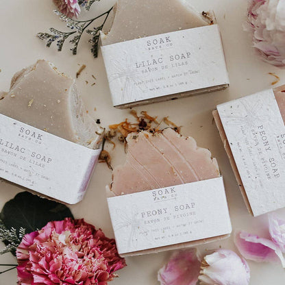 Lilac Soap Bar: Floral Collection - Made in Canada