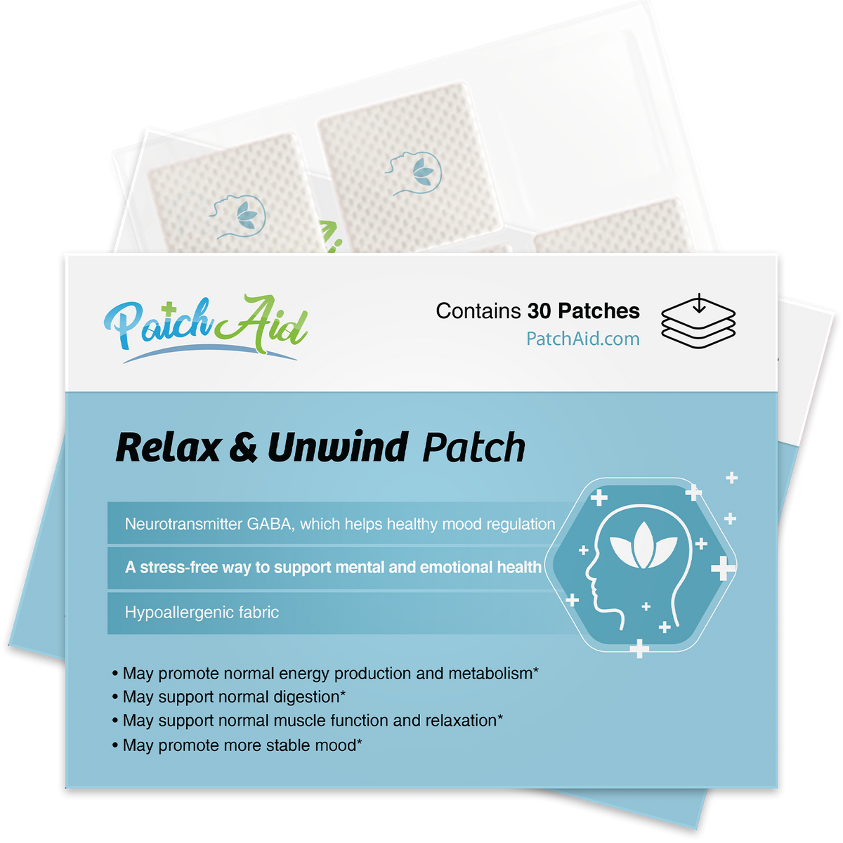 Relax & Unwind Patch - Stress Relief & Relaxation Support: 1-Pack