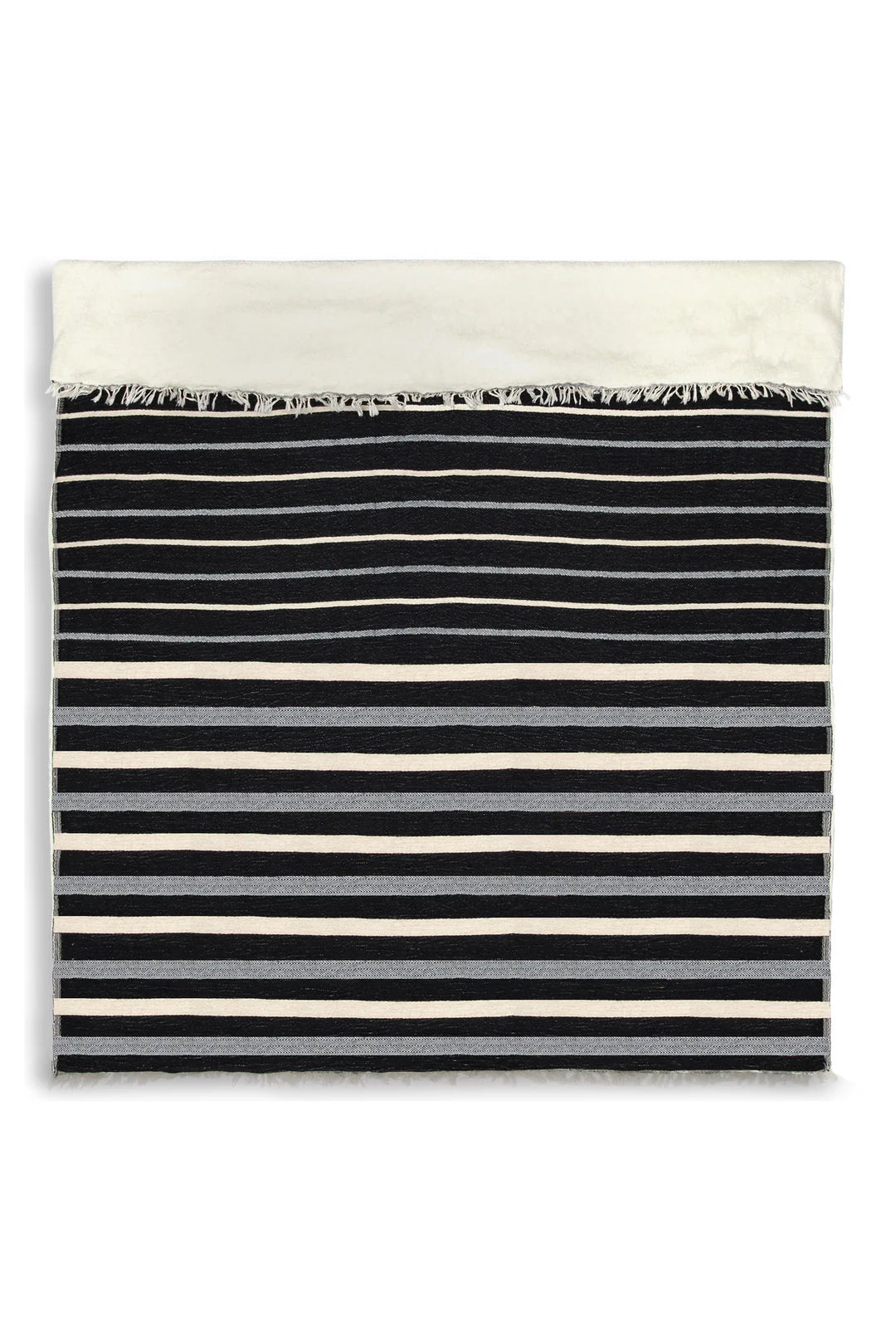 THE WINSLOW | Striped Linen Blend – Fleece Throw
