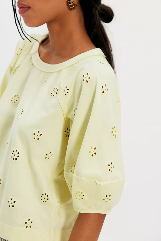 jessie eyelet tee