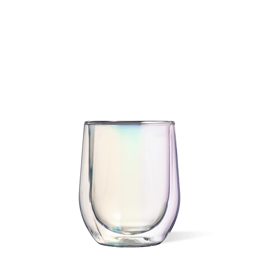 Double Walled Stemless Wine Glass Set