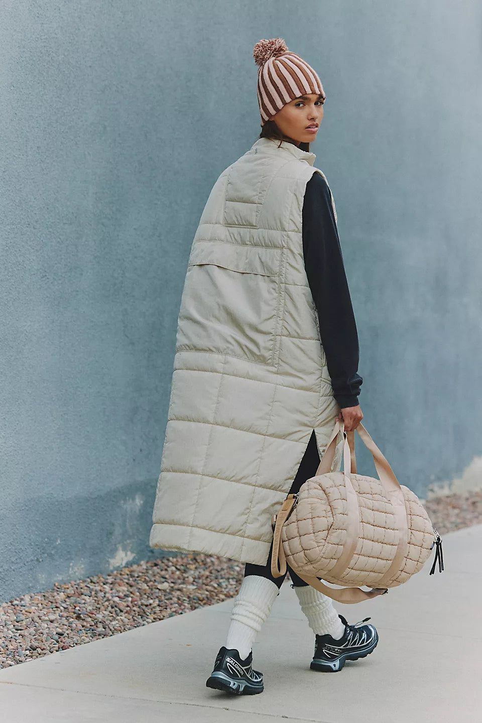 On the move Packable Vest - Muted Beige