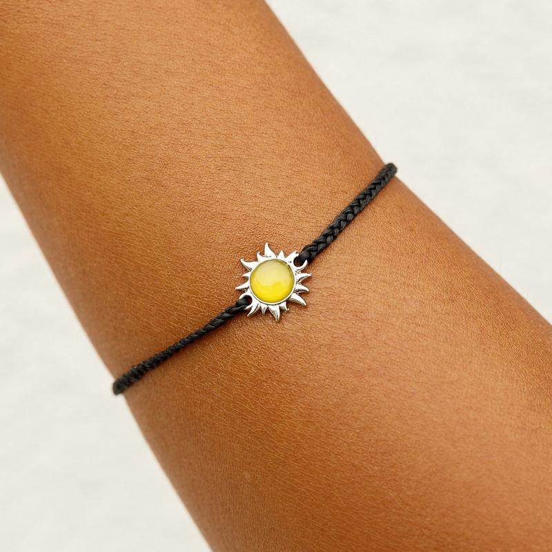 Celestial Sun Silver Bracelet