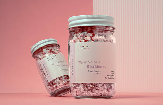 Warm Spice + Blackberry Soothing Bath Soak: 4 oz