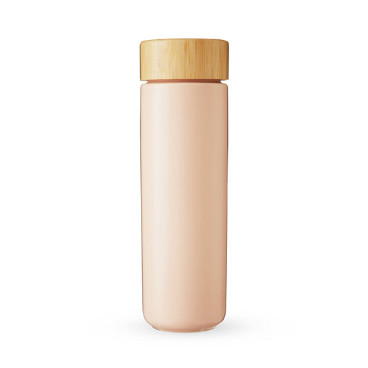 Tatyana Ceramic To-Go Infuser Mug in Coral