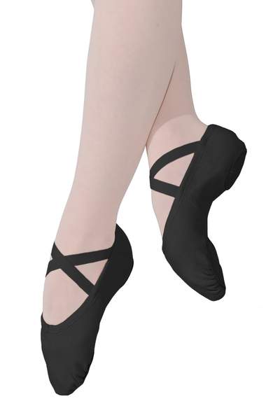 Stretch Canvas Ballet Slippers - Adult