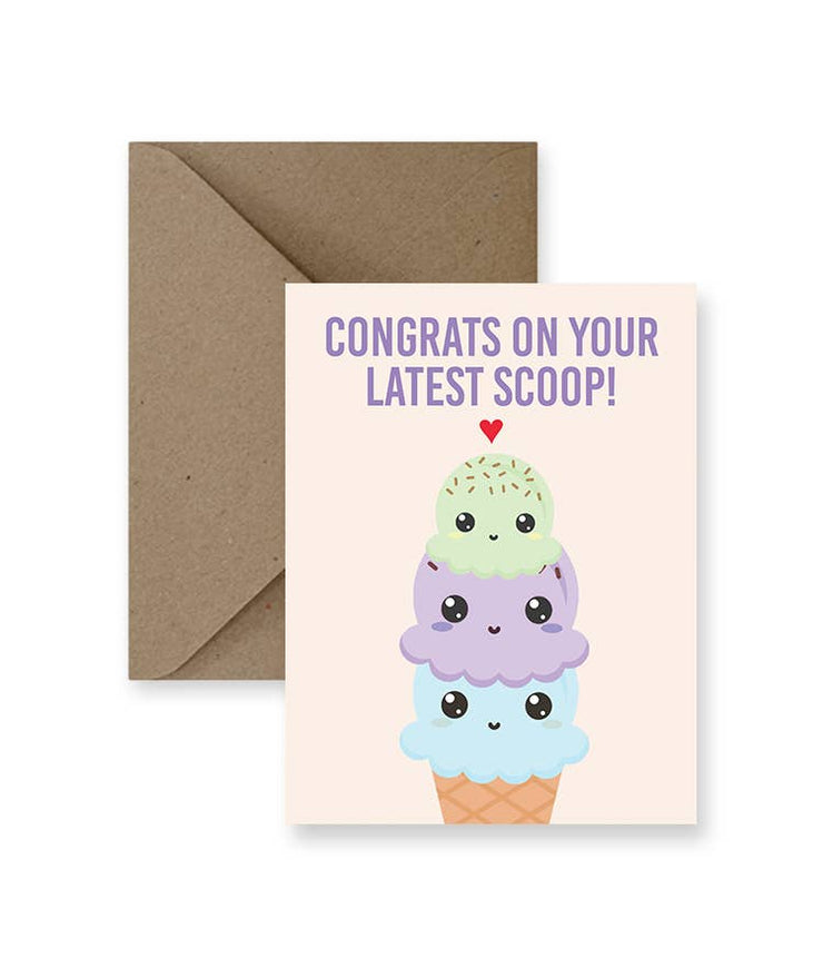Latest Scoop Baby Card