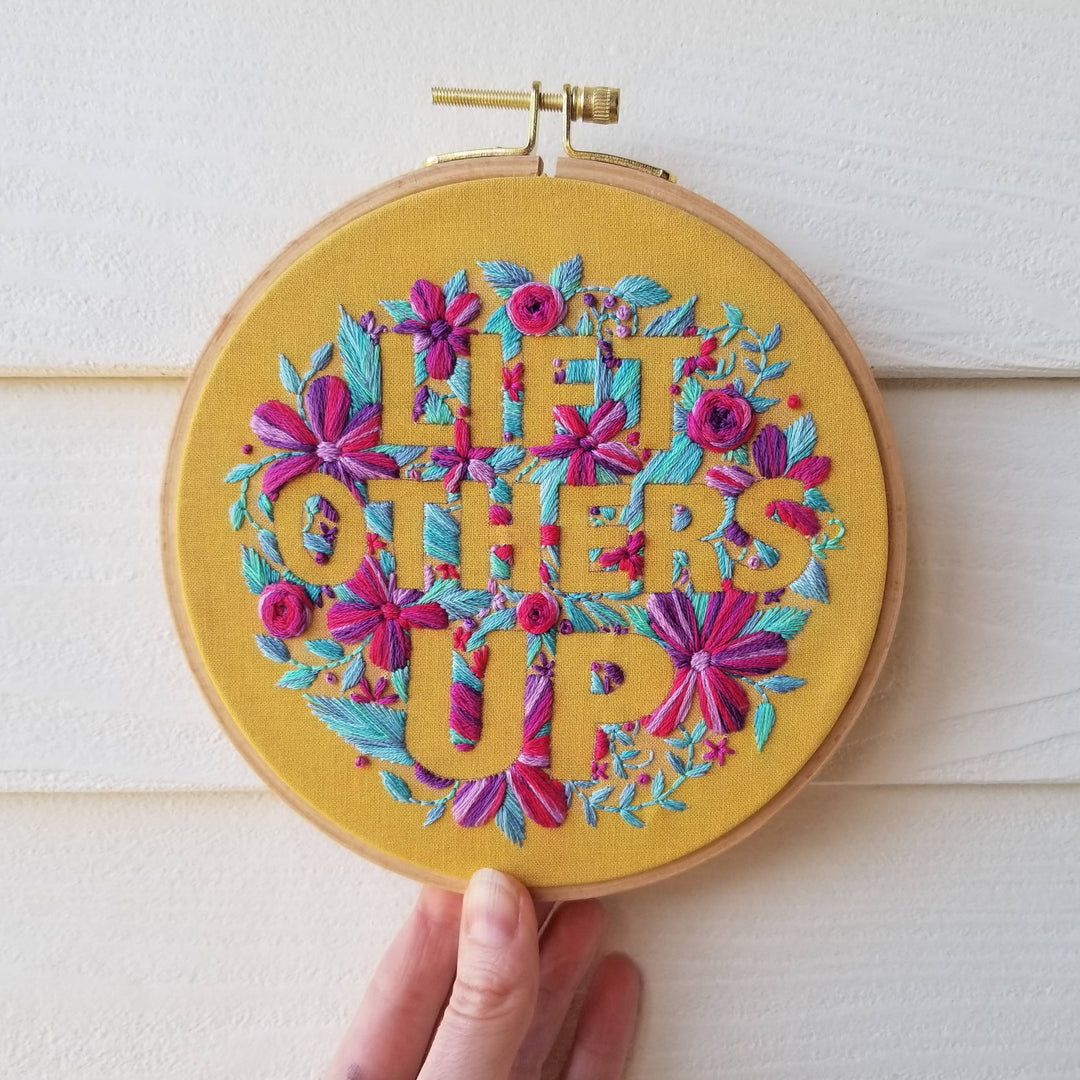 Lift Others Up Beginner Embroidery Kit