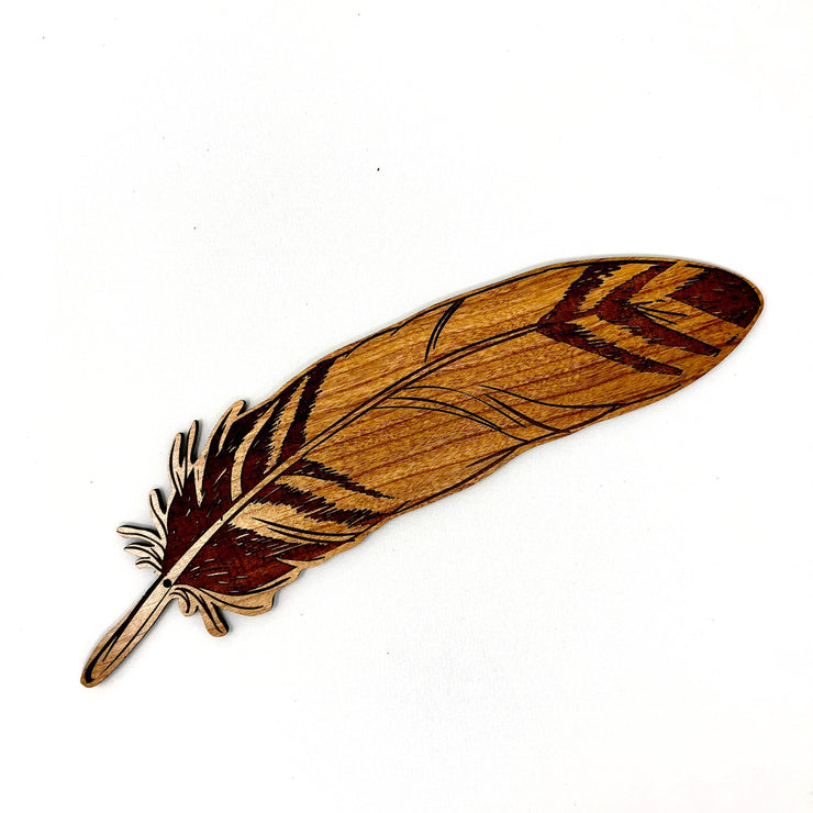 Incense Holder - Native American Style Feather