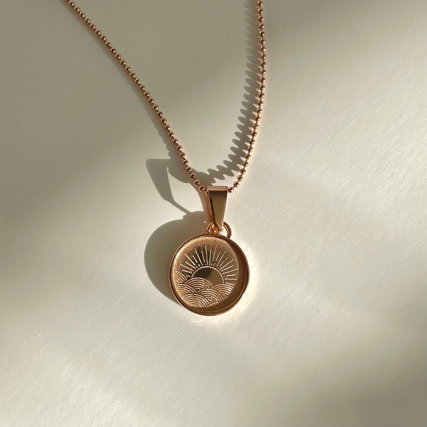 Soleil aka Sun Necklace- Rose Gold