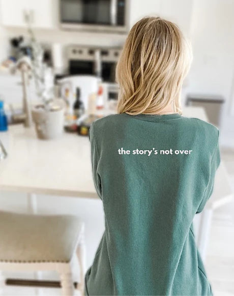 The Story's Not Over Signature Crew Neck Sweater