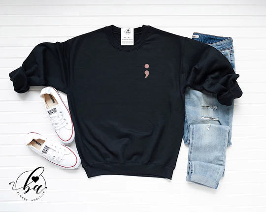 The Story's Not Over Signature Crew Neck Sweater