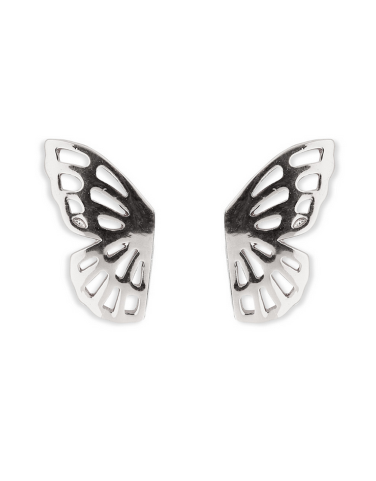 Fly Away Studs - Silver